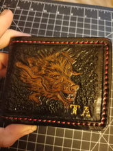 Load image into Gallery viewer, Custom carved wallet
